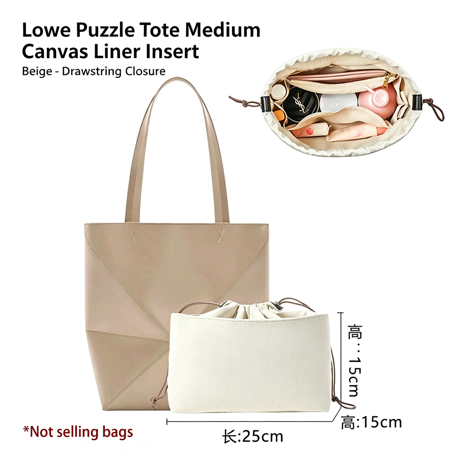 Women Bags And Purses - منظم حقيبة من اللباد بسحاب لحقيبة