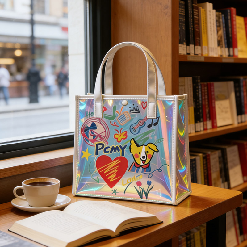Women Bags Lv - حقيبة يد نسائية هولوغرافية مقاومة للماء