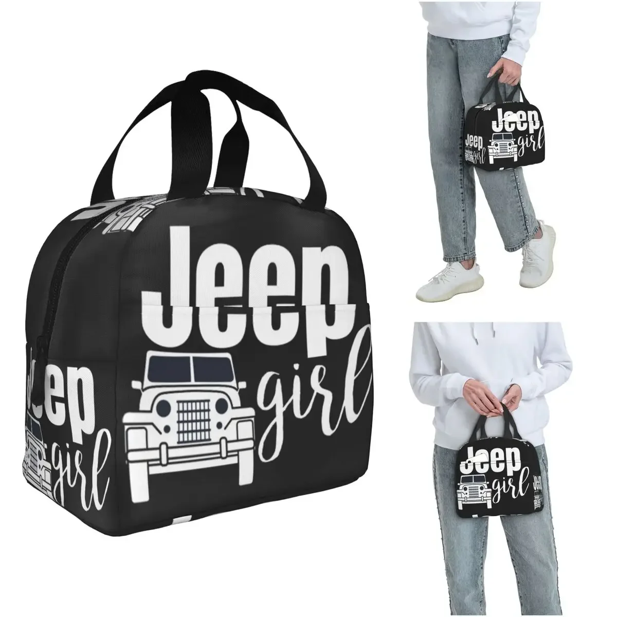 Women'S Jeep Bags - حقيبة غداء معزولة للنساء والأطفال من