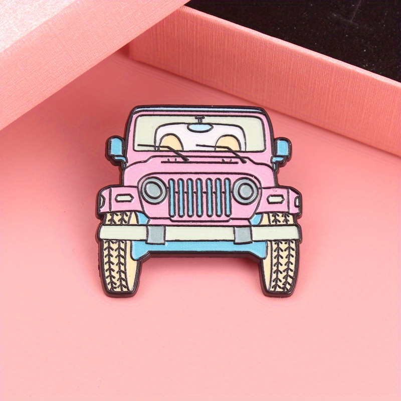 Women'S Jeep Bags - دبوس المينا الكرتوني الوردي الرائع -