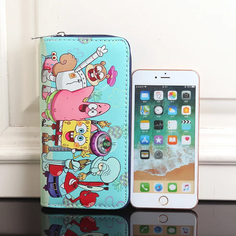 Women Bags And Purses - محفظة طويلة جديدة بتصميم سبونج بوب