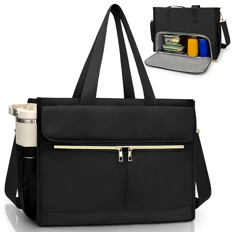 Women Bags With Laptop Compartment - حقيبة غداء أكسفورد للنساء، مع جيب