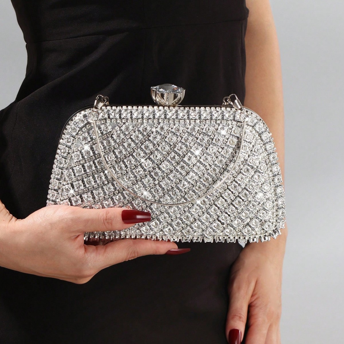 Evening Bag Beaded - حقائب سهرة فاخرة مرصعة بالألماس، حقائب