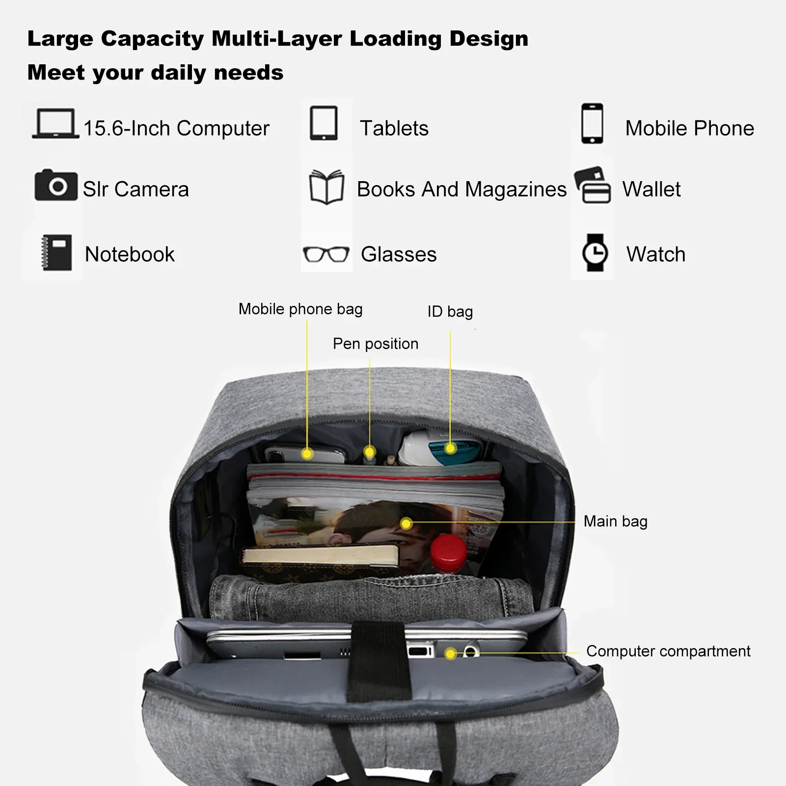 حقيبة ظهر للكمبيوتر المحمول مق - مراجعة Women Bags With Laptop Compartment وسعره