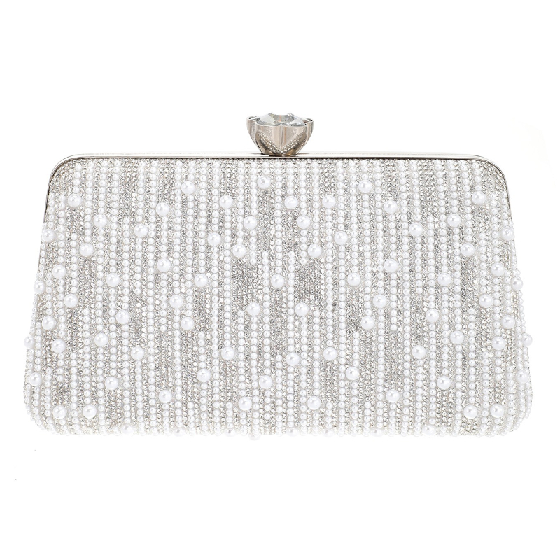 حقائب سهرة فضية رسمية للنساء ب - مراجعة Evening Bag Beaded وسعره