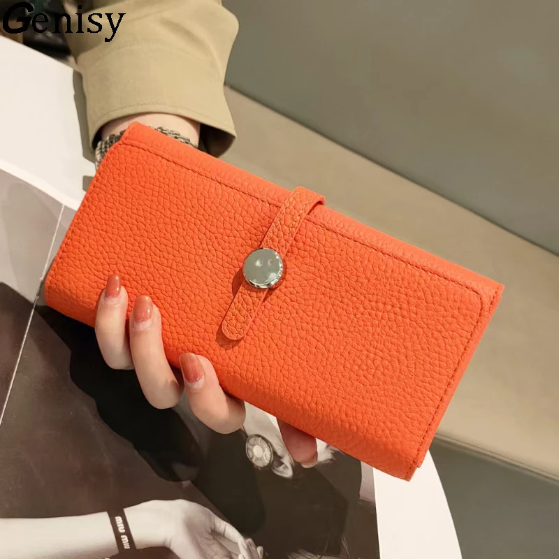 محفظة جلدية أصلية للنساء مخلب  - مراجعة Women Bags Lv وسعره
