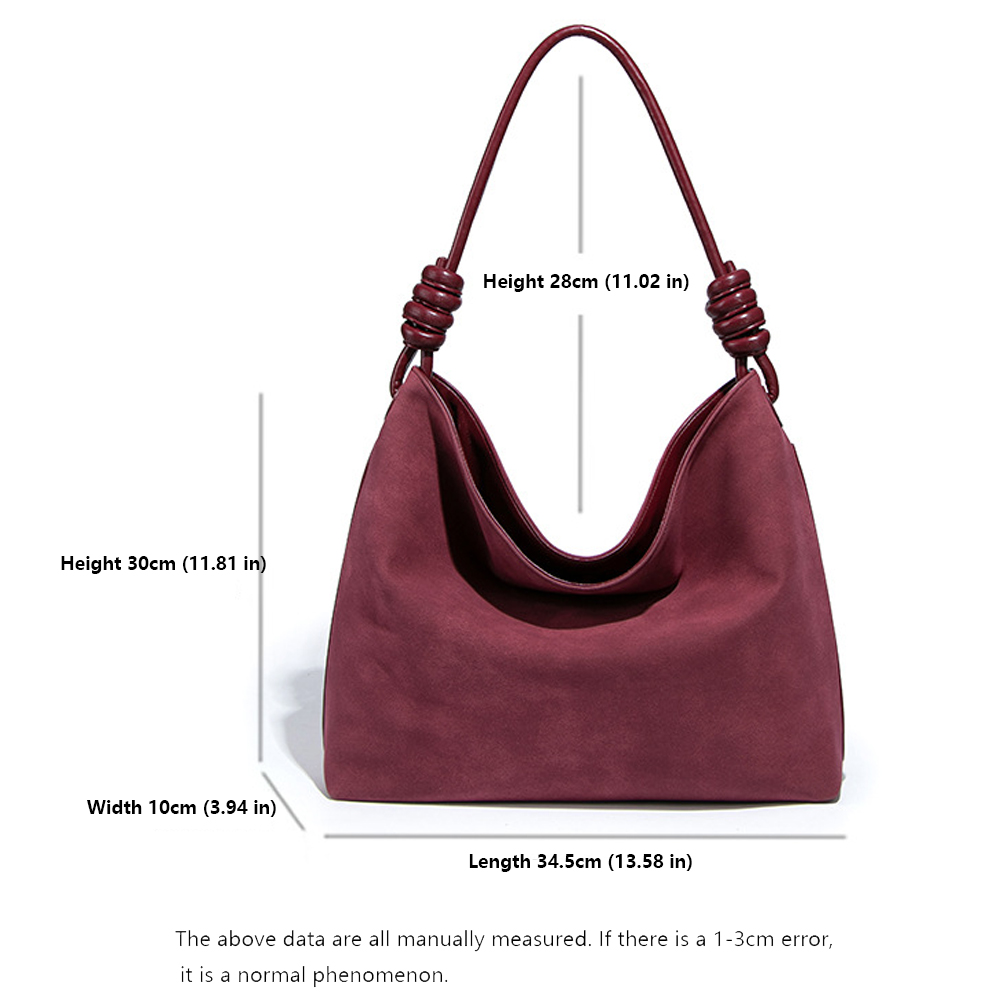 حقيبة كتف نسائية من الجلد المد - مراجعة Hobo Bag Slouchy وسعره