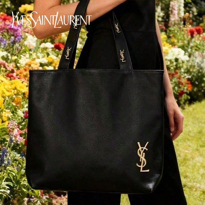 حقيبة كتف من القماش الأسود من  - مراجعة Women'S Ysl Bags Tote وسعره