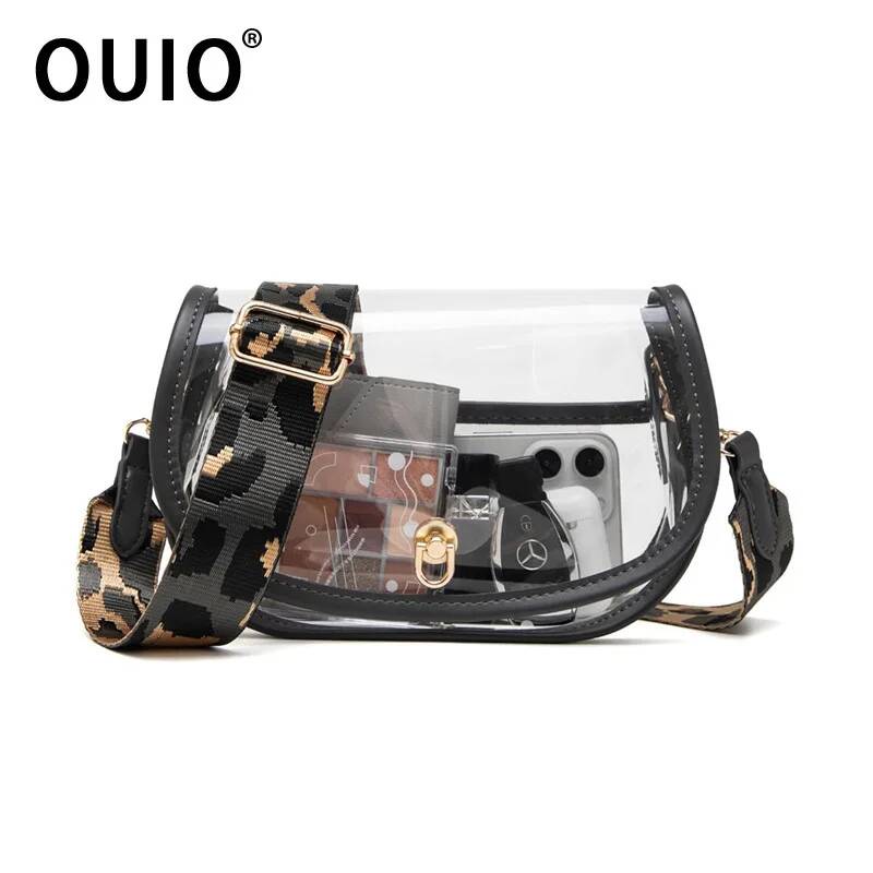 حقيبة هاتف OUIO عصرية شفافة من - مراجعة Women Bags And Purses وسعره