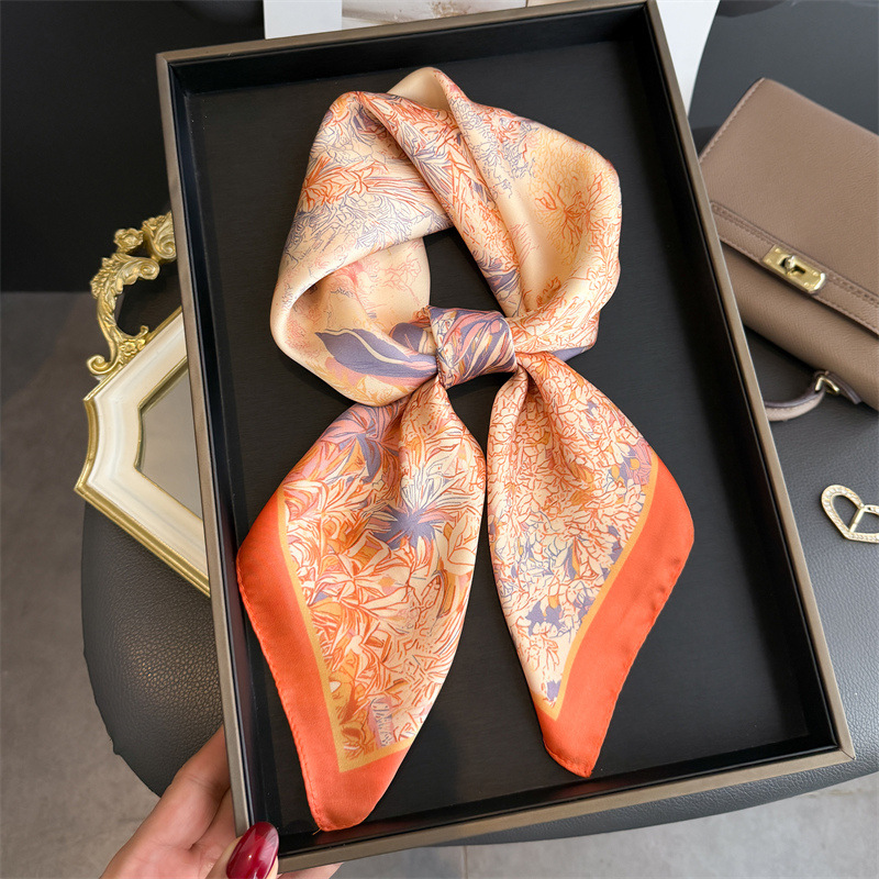 وشاح حريري بتصميم فاخر مطبوع ل - مراجعة Women Bags Online وسعره