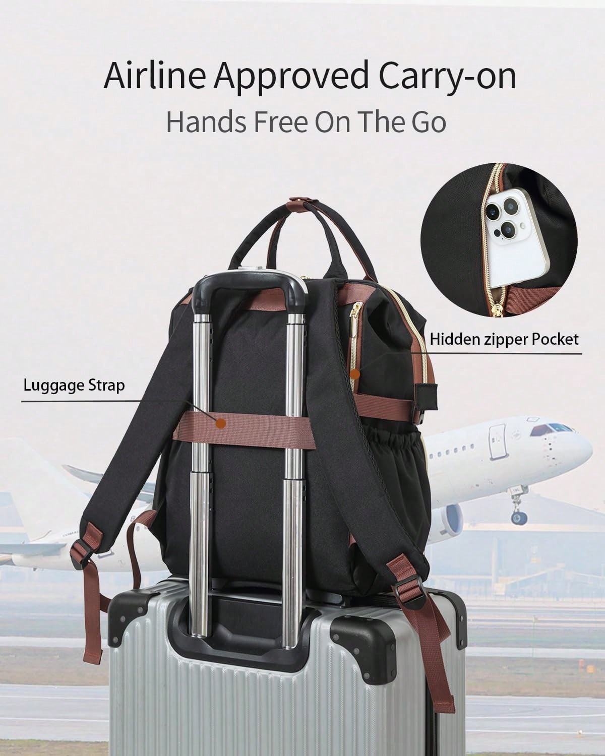 حقيبة ظهر للنساء لحمل الكمبيوت - مراجعة Women Bags With Laptop Compartment وسعره