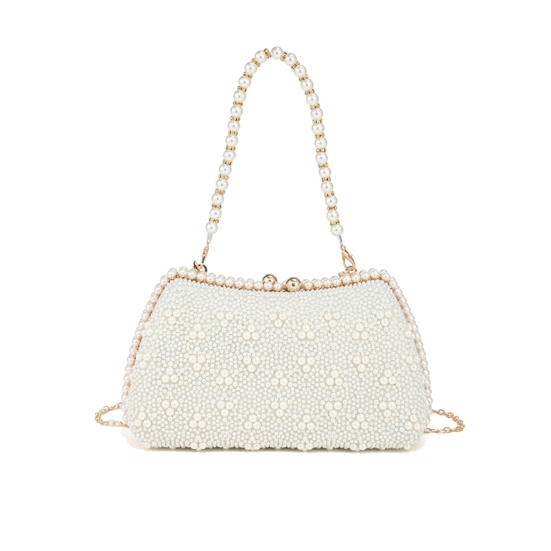 حقيبة يد نسائية مزينة باللؤلؤ  - مراجعة Evening Bag Beaded وسعره