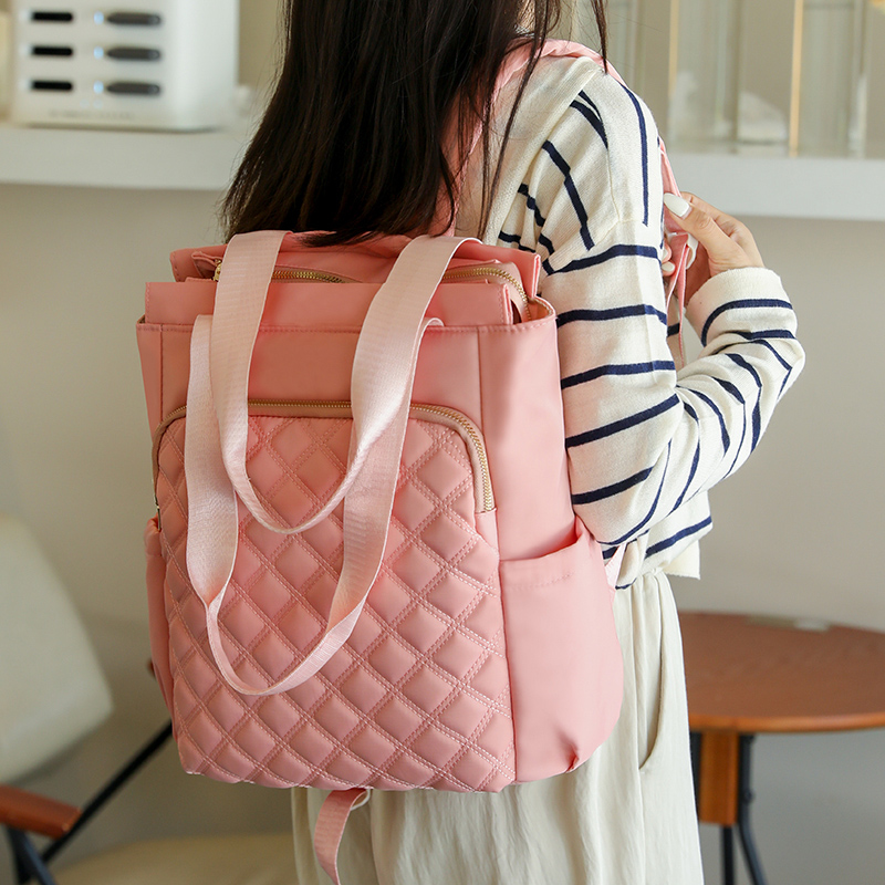 حقيبة ظهر عصرية منقوشة للنساء  - مراجعة Women Bags With Laptop Compartment وسعره