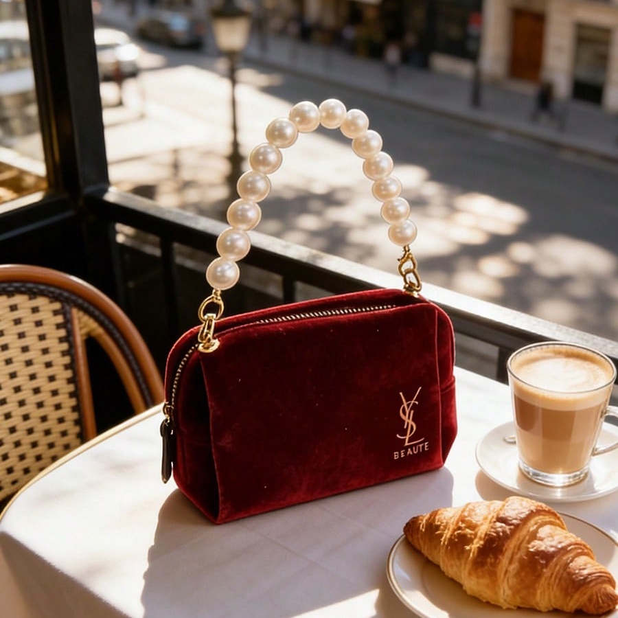 حقيبة مستحضرات التجميل المخملي - مراجعة Women'S Ysl Bags Tote وسعره