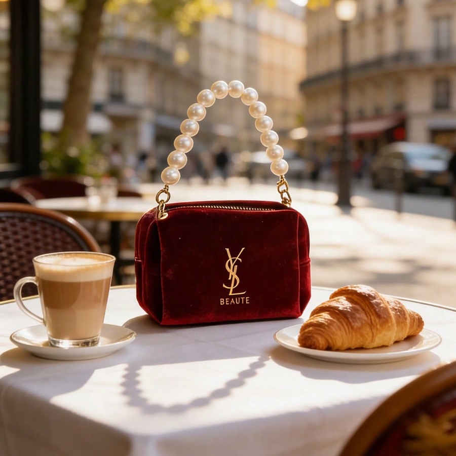حقيبة مستحضرات التجميل المخملي - مراجعة Women'S Ysl Bags Tote وسعره