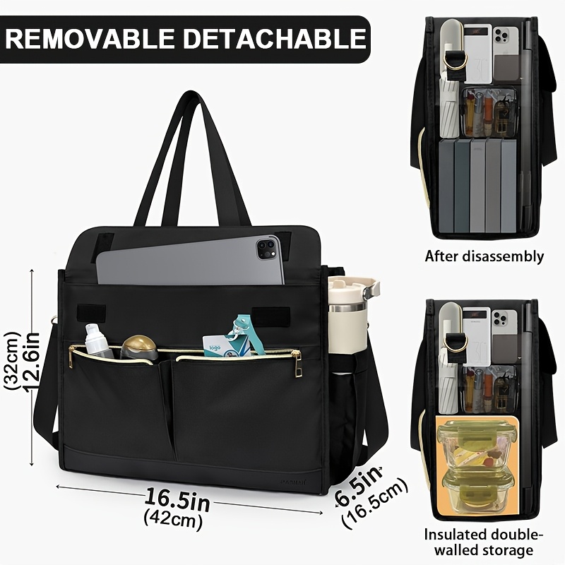 حقيبة غداء أكسفورد للنساء، مع  - مراجعة Women Bags With Laptop Compartment وسعره