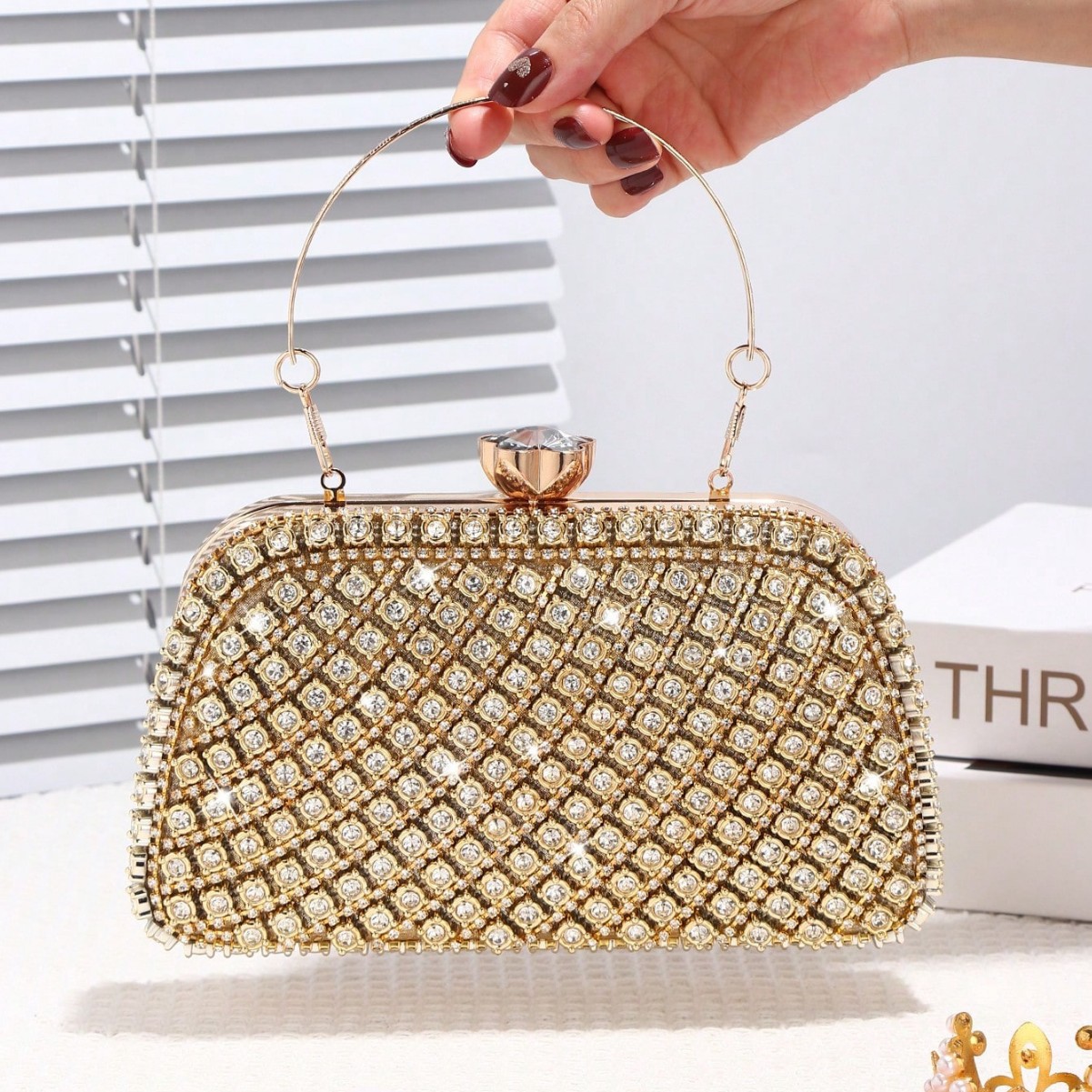 حقائب سهرة فاخرة مرصعة بالألما - مراجعة Evening Bag Beaded وسعره