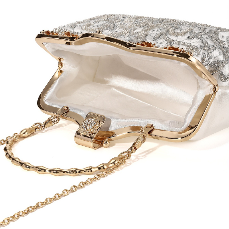 الرجعية الجديدة المطرزة مطرز ا - مراجعة Evening Bag Beaded وسعره
