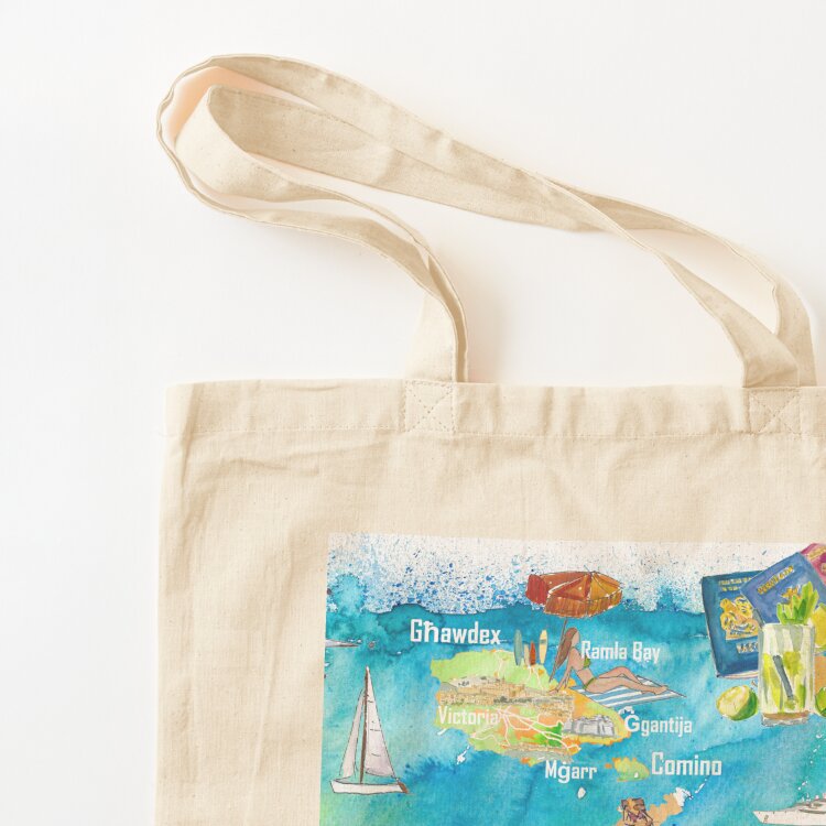 خريطة سياحية مصورة لجزيرة مالط - مراجعة Women Bags Malta وسعره